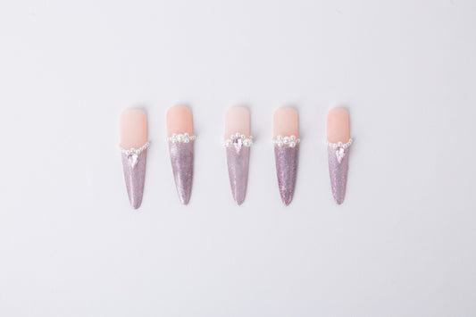 Nail polish Purple color