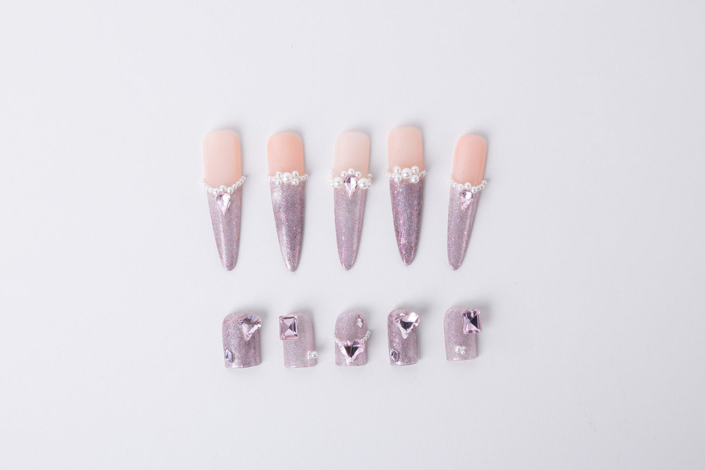 Nail polish Purple color