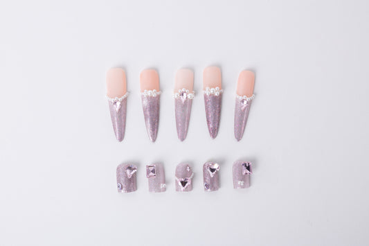 Nail polish Purple color