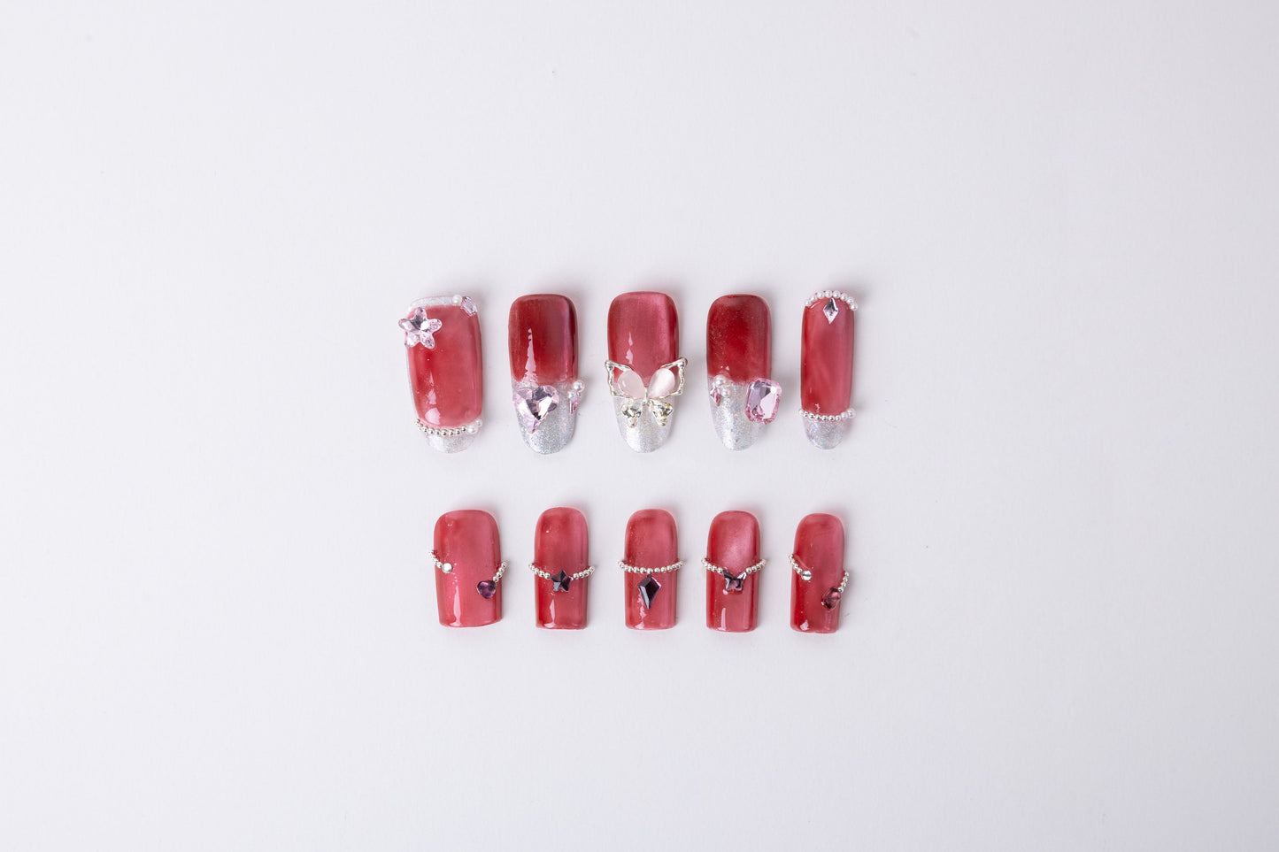 Nail polish Red color