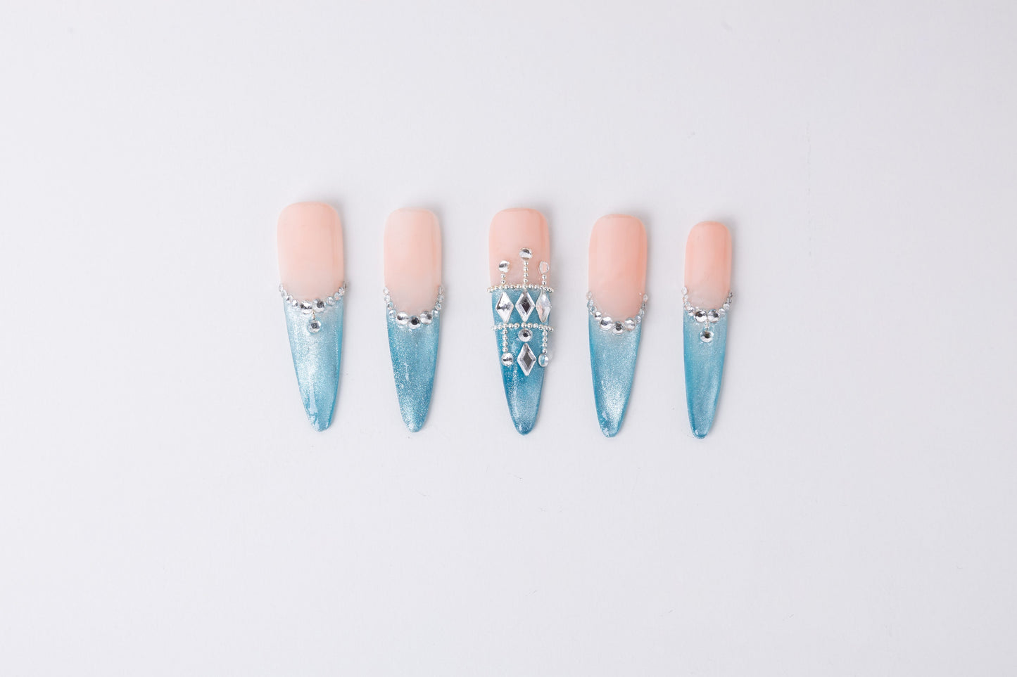 Nail polish Blue color