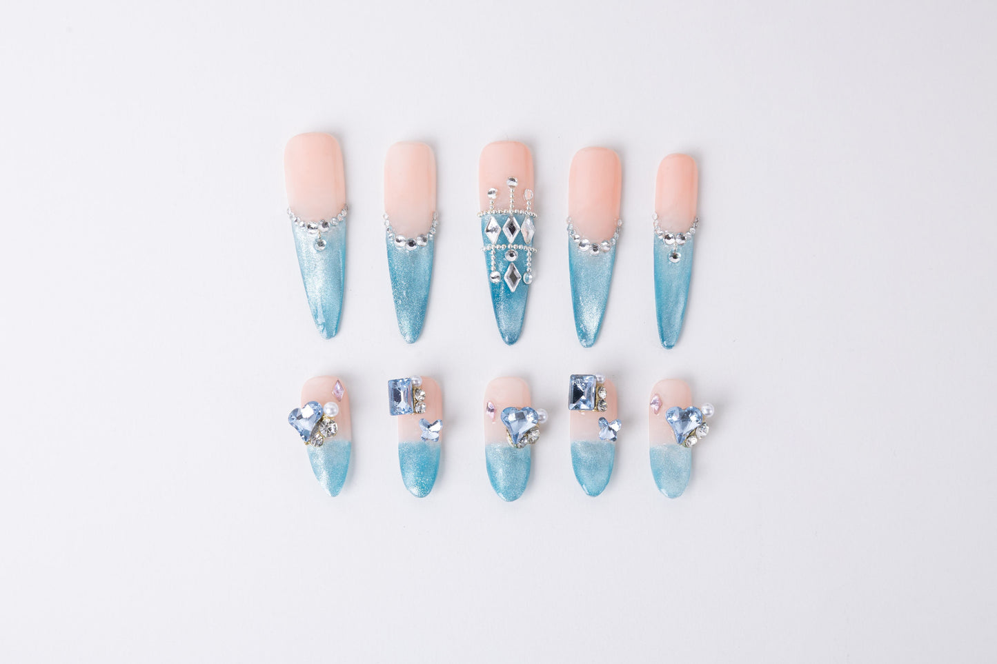 Nail polish Blue color