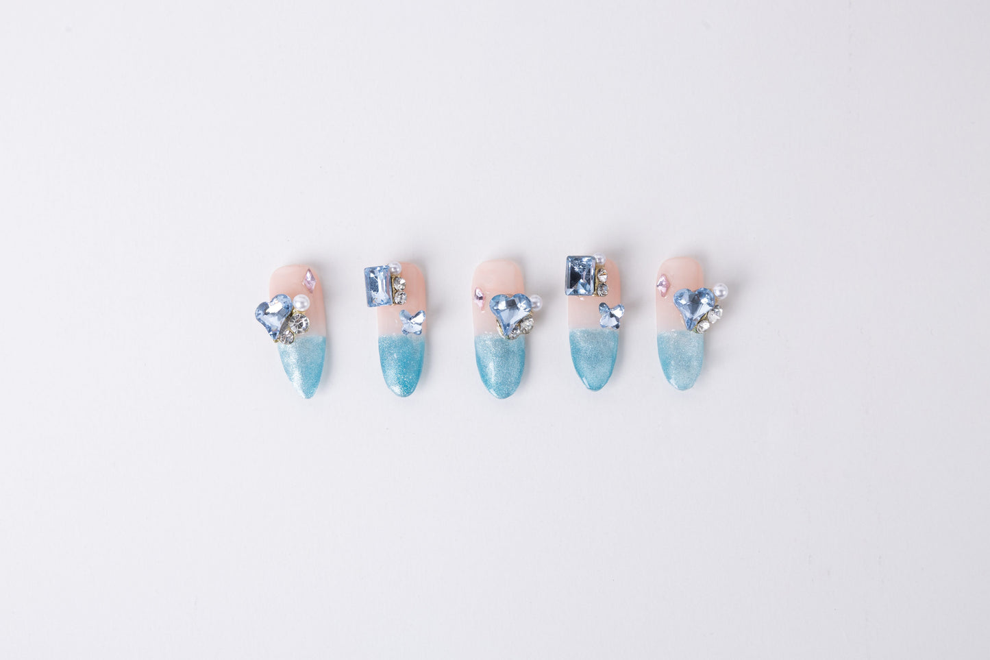 Nail polish Blue color